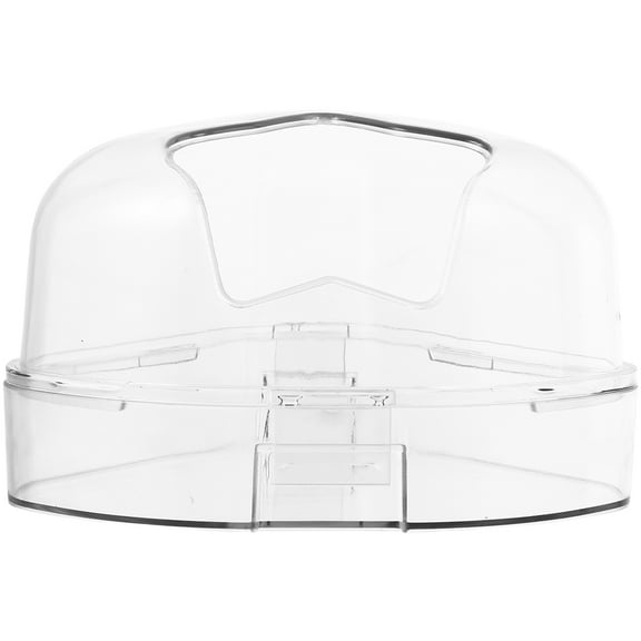 ETHZZLE Hamster Sand Bath Box White Plastic Small Pet Hideout and Bath Basin