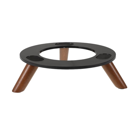 ETHZZLE Solid Wood Speaker Stand for Pc with Adjustable Angle and Compact Desk Setup