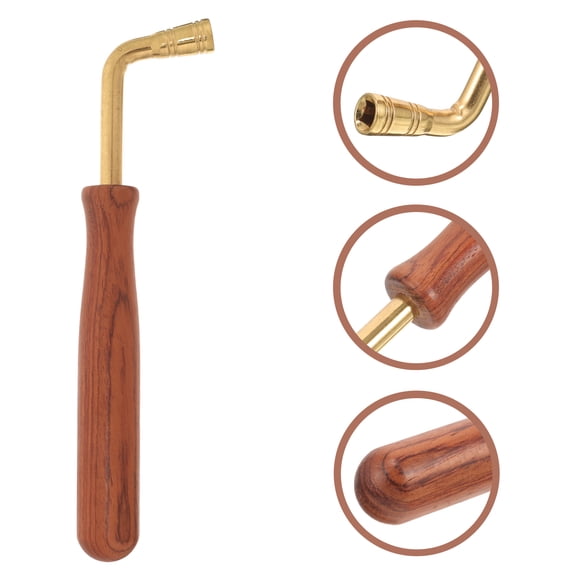 ETHZZLE Spanner Tuner for Dulcimer Professional Tuning Tool Wood 1Pack