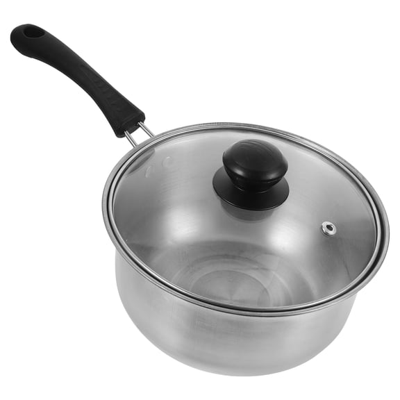 ETHZZLE Stainless Steel Small Cooking Saucepan Pot - 1 Piece Kitchen Cookware