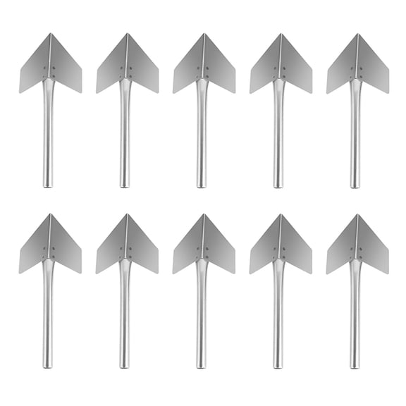 ETHZZLE 10-Piece Stainless Steel Masonry Trowel Set for Homeowners, Plastering, Bricklaying, and Projects