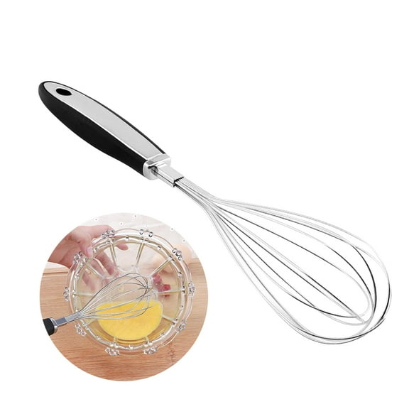 ETHZZLE Stainless Steel Manual Whisk for Beating Egg Cooking Tool 1Pack