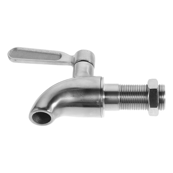 ETHZZLE Stainless Steel Spigot for Beverage Dispenser - Water Dispenser Replacement Faucet Fit 16mm/5/8" Opening - Beer Bucket Spout Easy-Pour Drink Spigot for Tea Juice Wine Milk