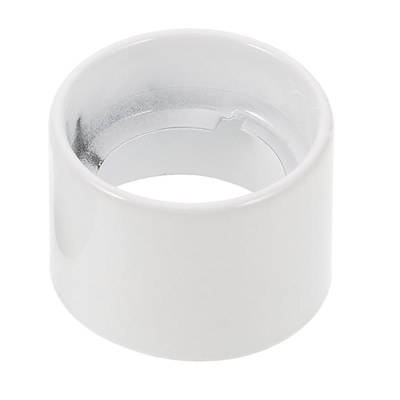 ETHZZLE White Metal Light Socket Shade Ring Compatible with Various Lamp Holder Fixtures