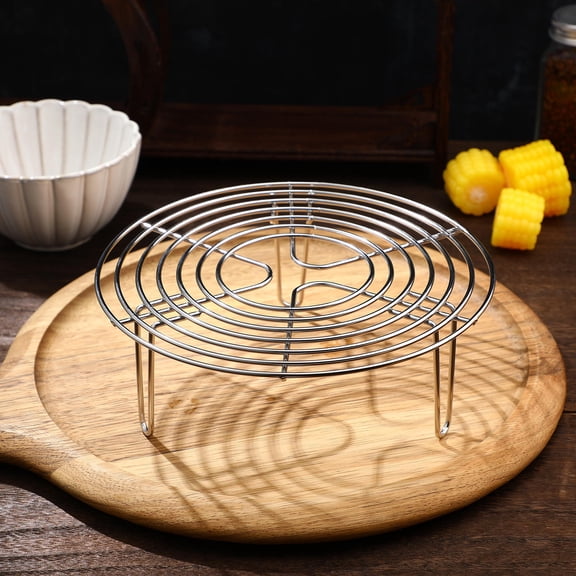 ETHZZLE Premium 304 Stainless Steel Steamer Rack with U Shaped Legs for Cooking