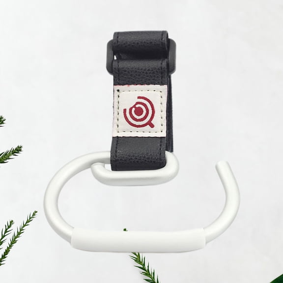 ETHZZLE Stroller Clips For Stroller Hook Simple Design Black 1Set