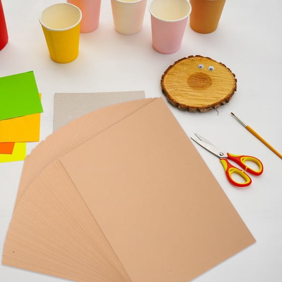 ETHZZLE Khaki Kraft Cardstock Paper for Writing and Making Unique Greeting Cards