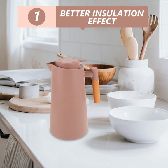 ETHZZLE Thermal Coffee Carafe Insulated PP Multi Water Jug For Home Use 1Pcs