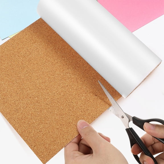 ETHZZLE Peel and Stick Cork Sheet with Adhesive Back for Wall Decoration and Noise Reduction
