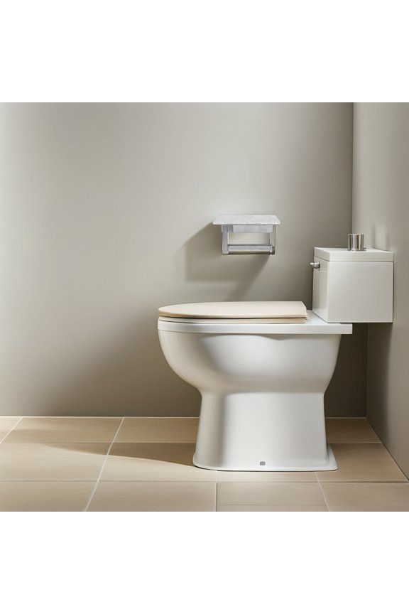 Wall-Mounted Toilet Paper Holder with Marble Shelf, Bathroom Tissue Rack for Home Organization and Storage