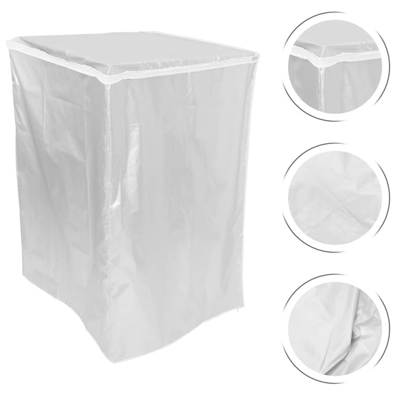 ETHZZLE Lightweight Silver Washer Cover Portable Sunproof Waterproof Polyester Protector