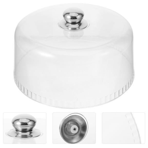 ETHZZLE Clear Acrylic Cake Dome Cover for Food Display, , and Multi-Functional Use in Kitchen or Bakery
