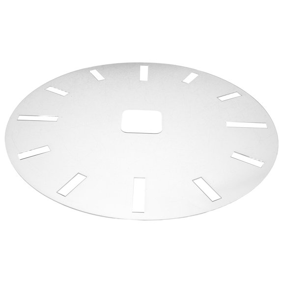 ETHZZLE Transparent Acrylic Clock Face Insert Stencil for DIY Wall Clock Board and Router Inlay