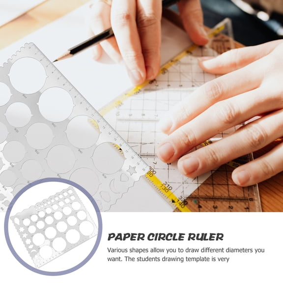 ETHZZLE Lightweight Plastic Quilling Tool with Various Circle Templates