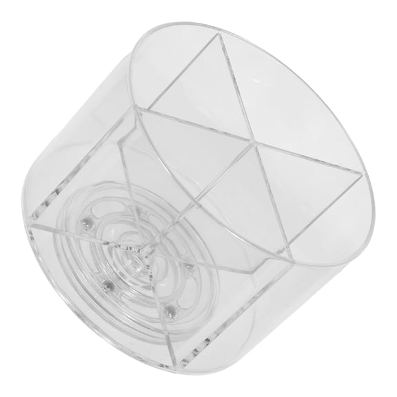 ETHZZLE Plastic Lazy Susan Packet Organizer for Pantry with Rotating Storage Bin and Clear Visibility