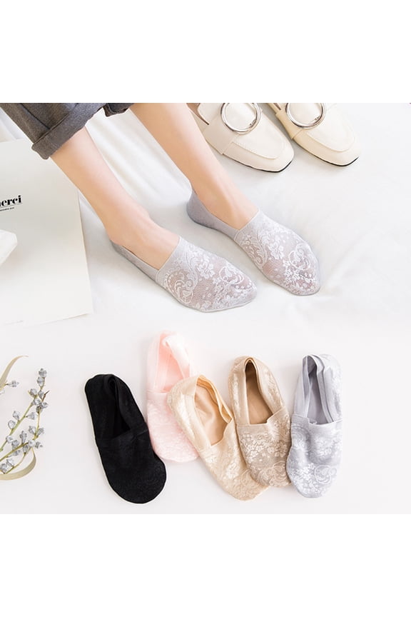 Ultra Low Socks Pink for Flats High Heels Breathable Eco Friendly Material