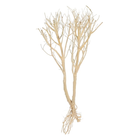 ETHZZLE Khaki Plastic Underwater Dead Tree Aquarium Decor Landscape Prop for Fish Tank 1 Pack