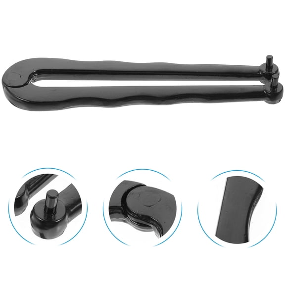 ETHZZLE Universal Angle Grinder Wrench, Adjustable, Dualclaw, Quickrelease, Black