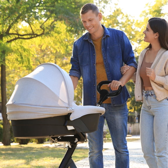 ETHZZLE Toddlers Push Car Handle Assorted Color for Strollers Ergonomic Design