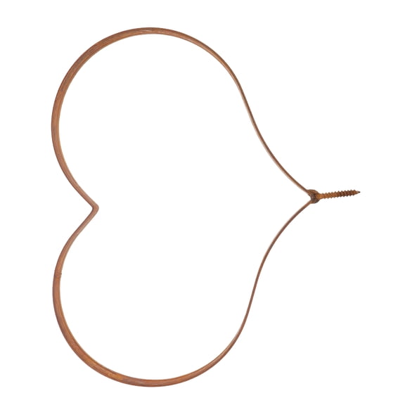 ETHZZLE Rustic Heart Shaped Metal Garden Stake for Valentines Day Yard and Flower Bed Outdoor Decor