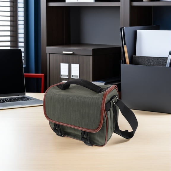ETHZZLE Portable Olive Green Camera Bag for Travel with Advanced Weatherproof Design
