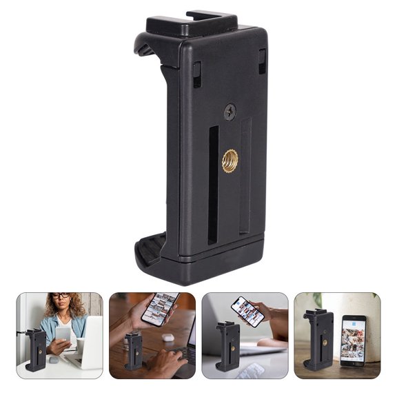 ETHZZLE Versatile Phone Holder for Gimbal 1/4 Inch Smartphone Clamp for Live Streaming and Vlogging