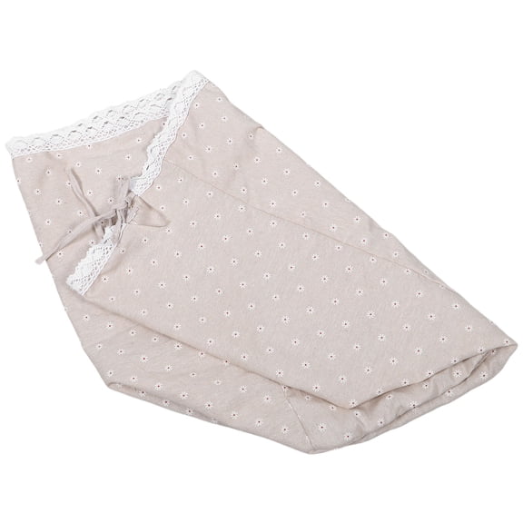 ETHZZLE Washable Triangle Cloth Basket Insert for Decorative Linen Wicker and Rattan Baskets