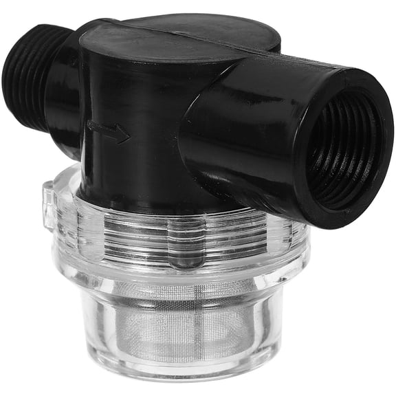 ETHZZLE Water Filtration System Rv Inline Strainer for Water Pump with Nylon and Pc Build