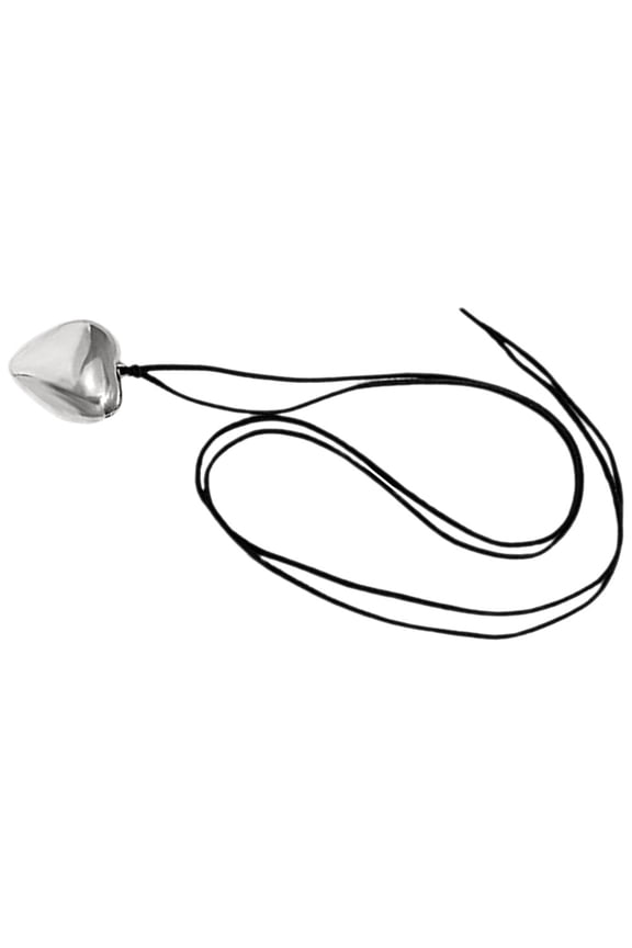 Heart Choker Chain Necklace Exaggerated Design Velvet Multi 1Set Fashion Accessory for Women