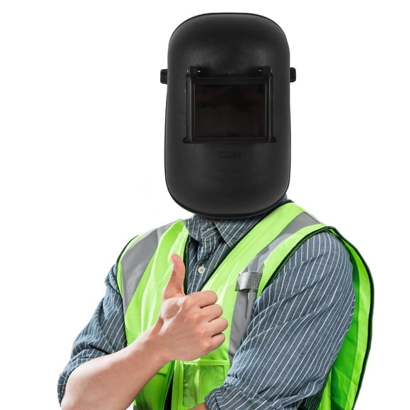 ETHZZLE Protective Black Welding Shield with Sleek Design for Welding Workplaces