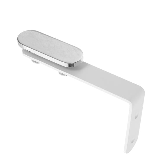 ETHZZLE Desktop Privacy Panel Holder White Desk Divider Brackets with Easy Installation for Home