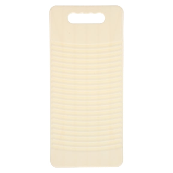 ETHZZLE White Handheld Washboard for Laundry with Unique Texture for Effective Dirt Removal