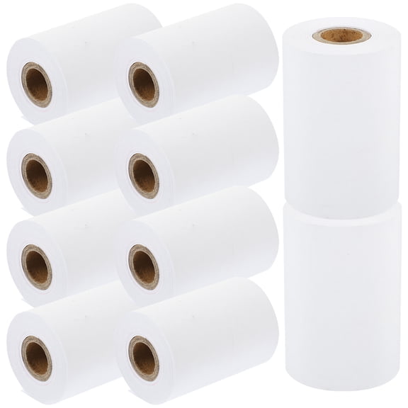 ETHZZLE Smooth White Thermal Paper Roll for Credit Card Machine Premium Multipurpose Till Use