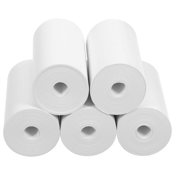 ETHZZLE White Thermal Printer Paper Roll Smooth Texture Clear Printing for Receipts