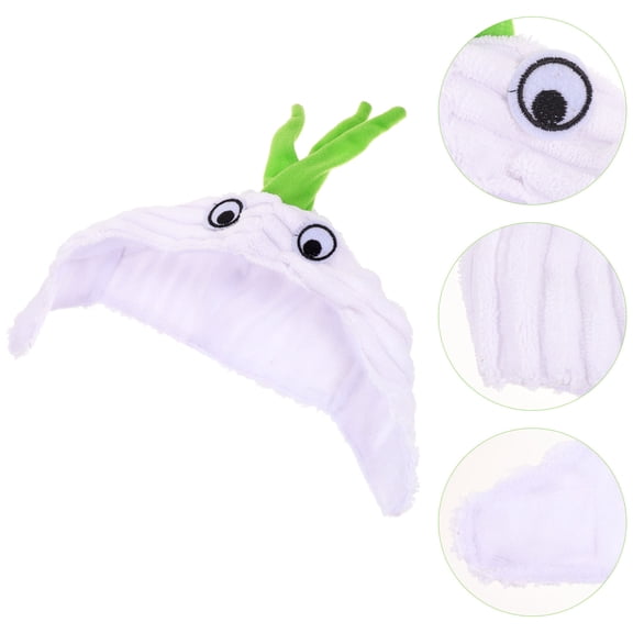 ETHZZLE Pet Head Protector Cat Hat White 1Pack