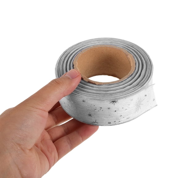 ETHZZLE White 4cm Wide Breathable Chiffon Ribbon for Wedding Bouquets, Floral Arrangements, and Decorative Craft Projects