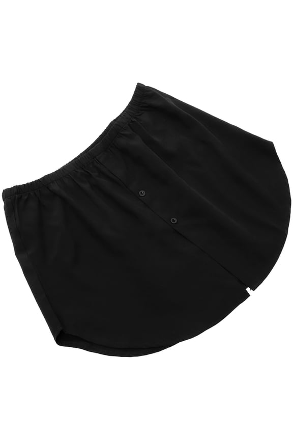 Layering Skirt Extender for Women Professional Look Black 1Pcs