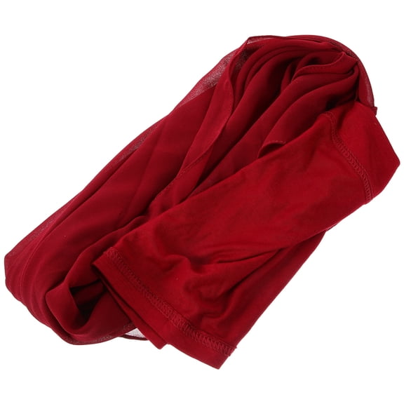 ETHZZLE Dark Red Muslim Hijab Scarf Soft Comfortable Fabric Covering for Women Modest Style