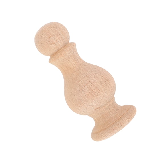 ETHZZLE Solid Wood Decorative Finials for Furniture and Staircase Accents