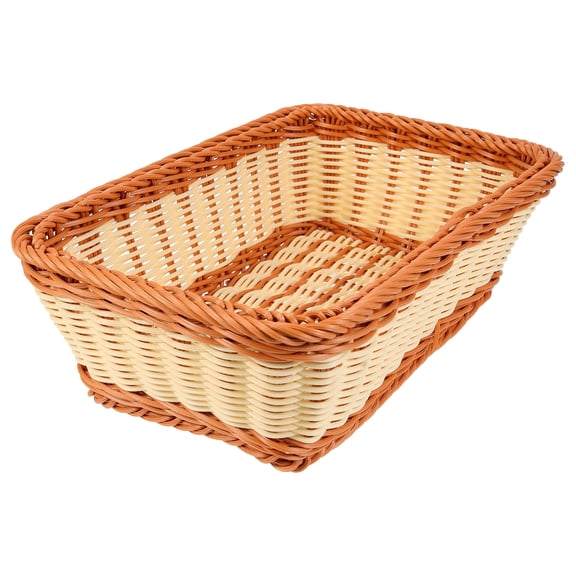 ETHZZLE Bread Baskets for Table Woven Texture Rustic 1Pcs