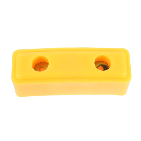 ETHZZLE Yellow Rear Bumper Protector Rubber Pads Easy Installation Weather Resistant for Vehicles