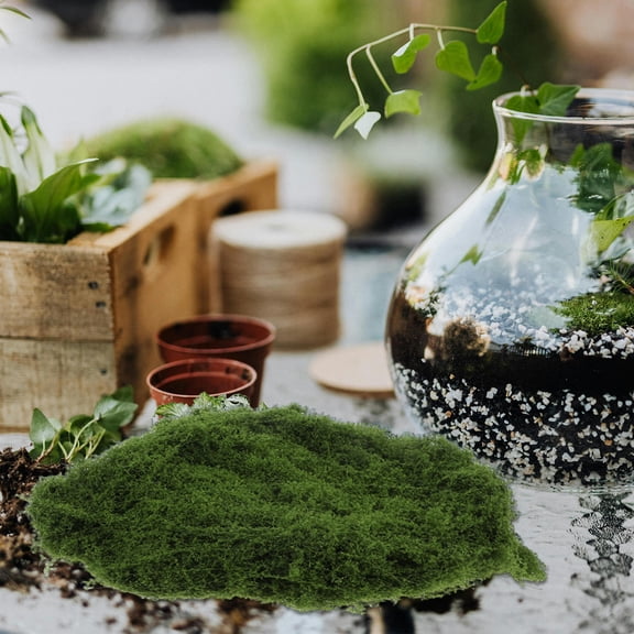 ETHZZLE bonsai moss Artificial Moss Polyester Decoration DIY Projects 3pcs