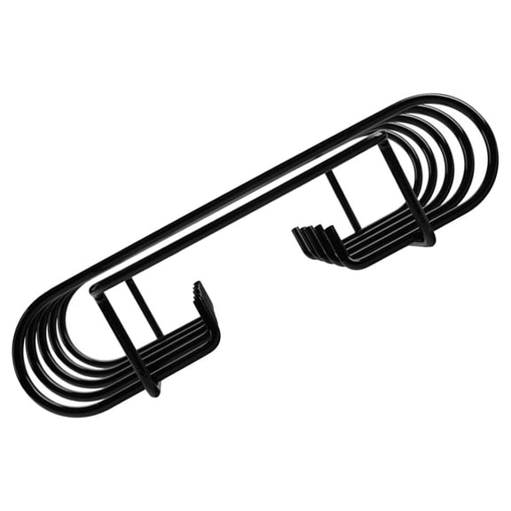 ETHZZLE grilling accessories racks Roast Rib Holder Stainless Steel Black 1Pcs Durable Tool