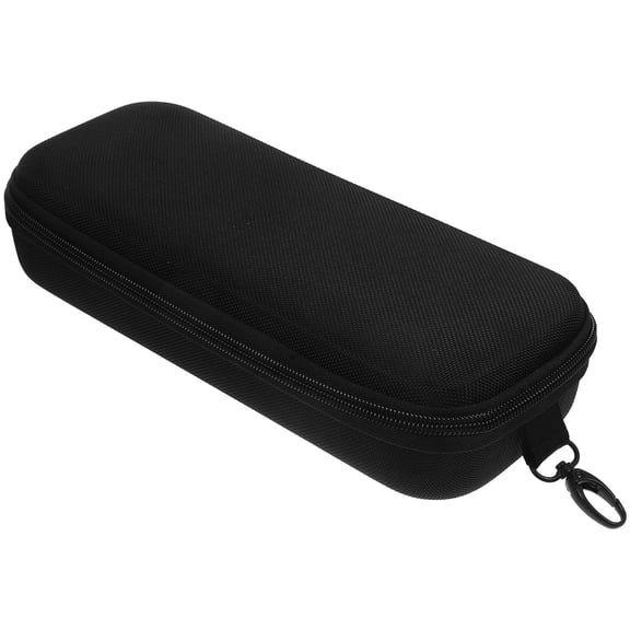 ETHZZLE Shockproof Handheld Mic Case for Travel Microphone Carry Bag Black Fabric 1Set