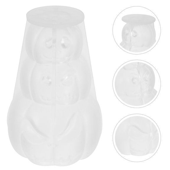 ETHZZLE Silicone Pumpkin Face Mold for Candle Making and Soap Crafting