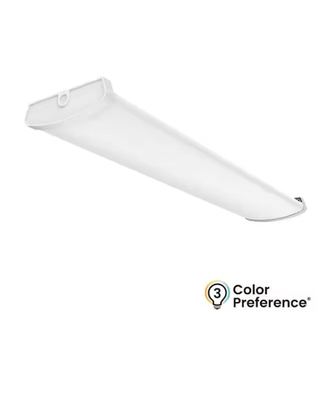 ETI 4’ x 10” Wide Selectable Commercial LED Wrap Light with Lumen Boost, 3CCT Color Preference, Multi-Volt 120-277V, C03040501A