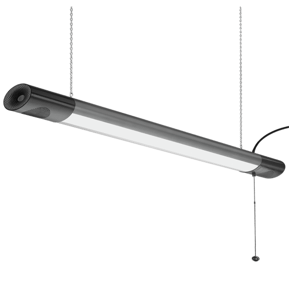 ETI 42 Ultra Bright Bluetooth LED Shop Light with Pull Chain, 3713 Lumens, 4000K Cool White Light, 120V, 80CRI, 55703142