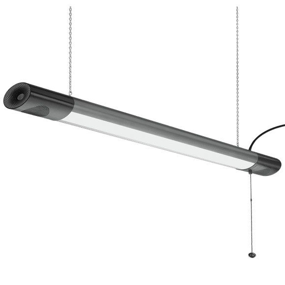 ETI 42 Ultra Bright Bluetooth LED Shop Light with Pull Chain, 3713 Lumens, 4000K Cool White Light, 120V, 80CRI, 55703142