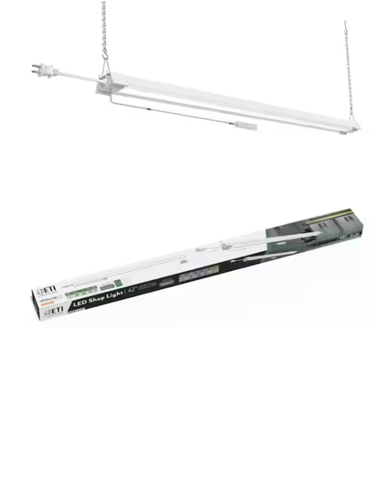 ETI 42-inch LED Linkable  Shop Light, Bright 4200 Lumens, 4000K, 120 Volt, B02012601A