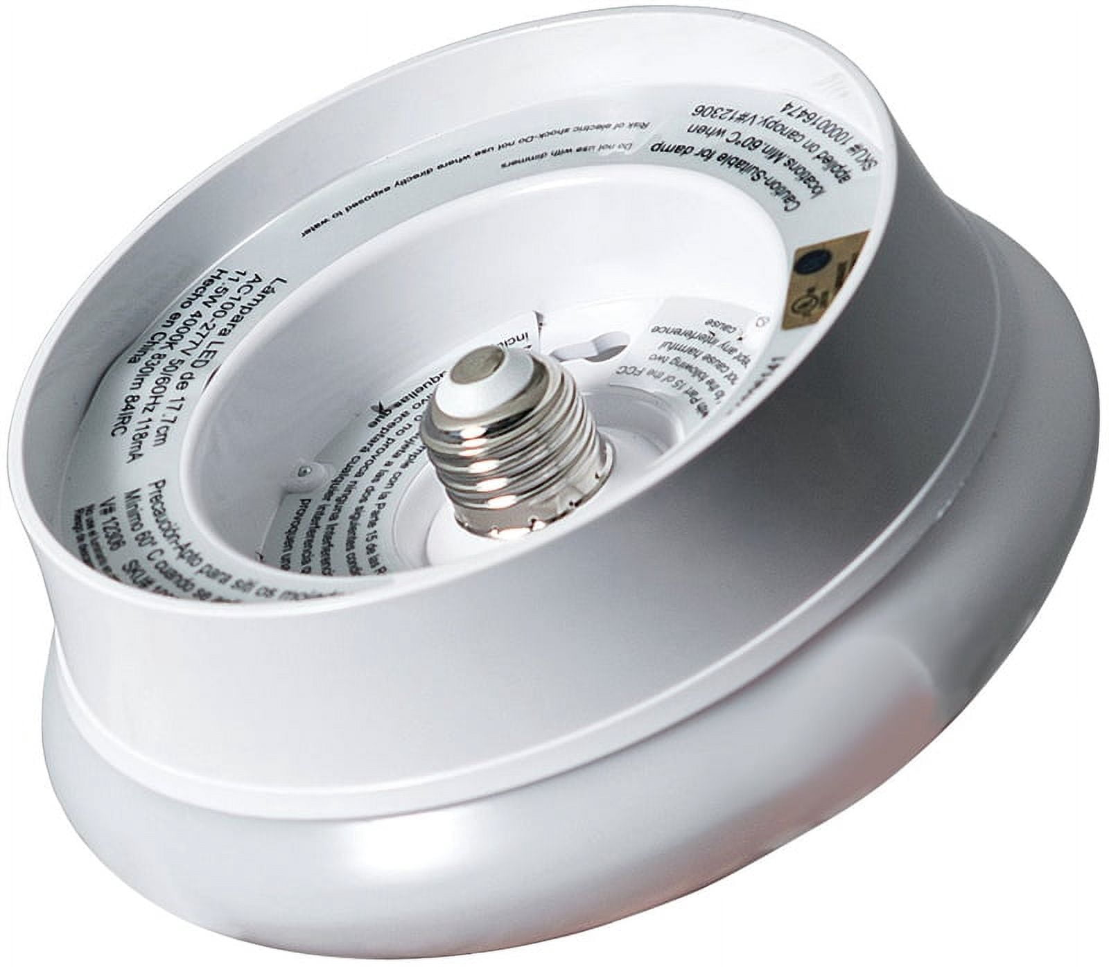 ETI 54606242 LED Spin Light LED Round Flush Mount, 7